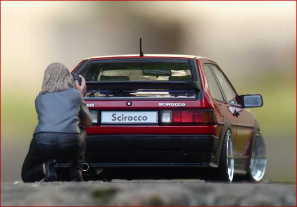 1:18 VW Scirocco MK2 GTi - Rot Edition + RSL Style inkl. OVP